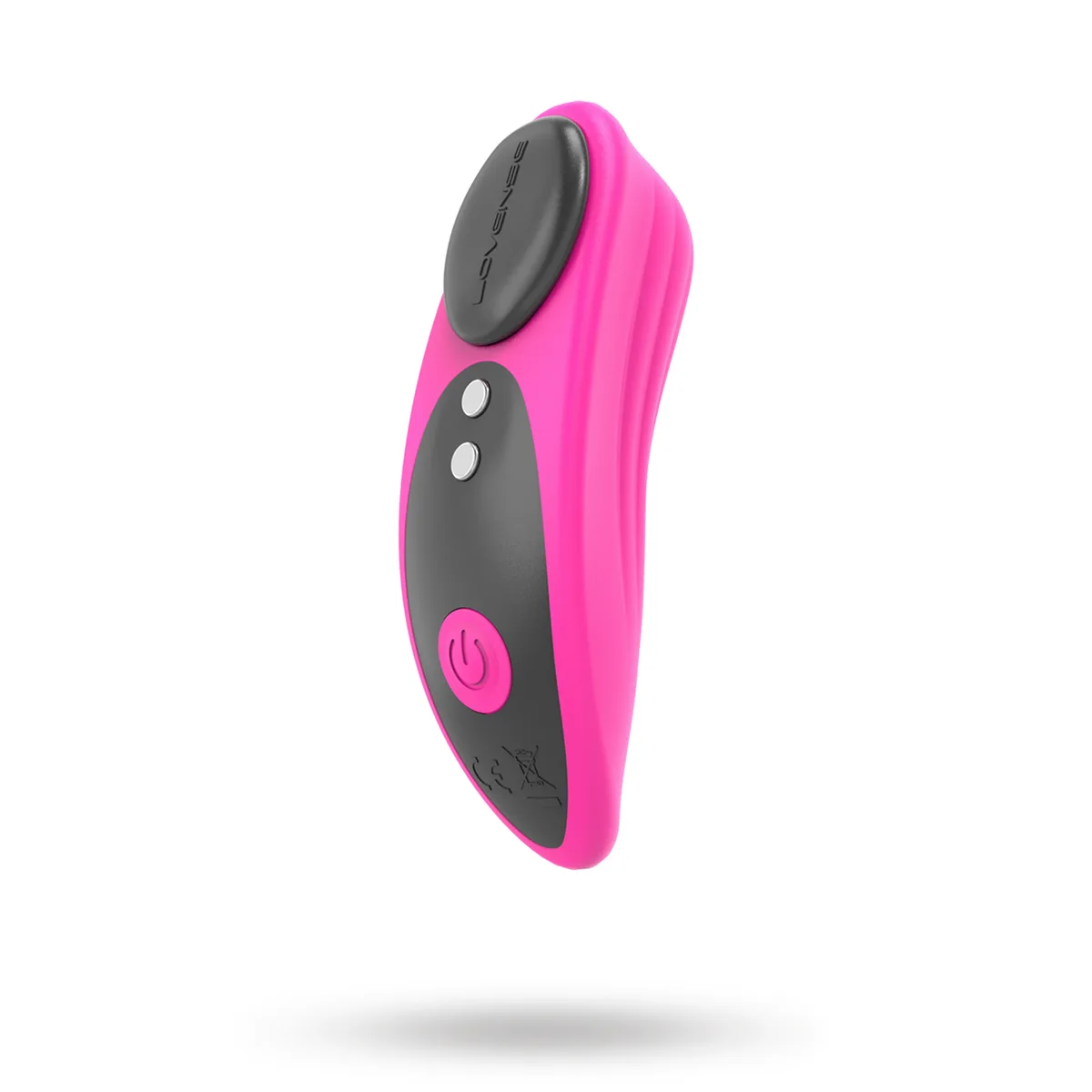 Lovense Ferri i rosa silikon med magnetklack, bäst i test i genomgången av 12 trosvibratorer