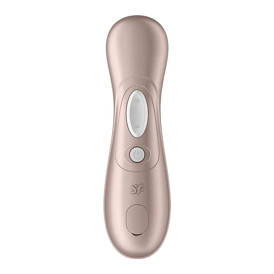 Satisfyer Pro 2 Next Generation i rosé, sedd framifrån